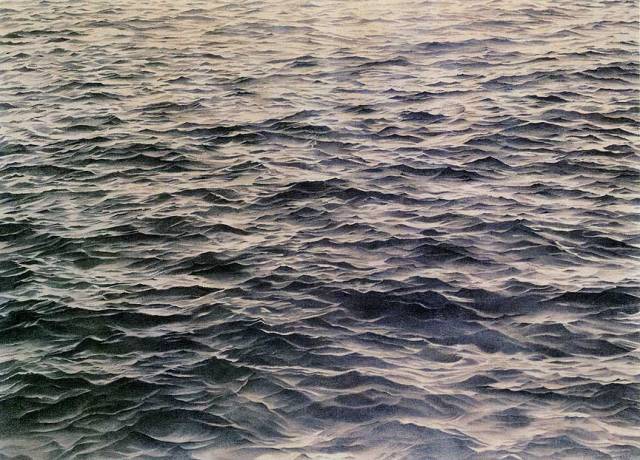 Vija Celmins. Untitled (Big Sea #1), 1969
