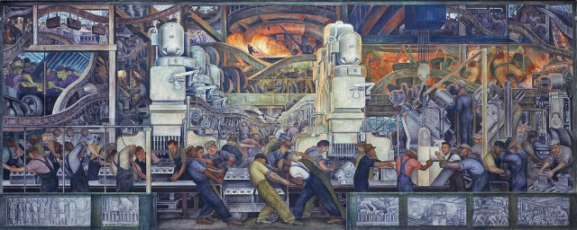 Diego Rivera - Detroit Murals - North Wall Main