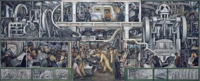 Diego Rivera - Detroit Murals - South Wall Main