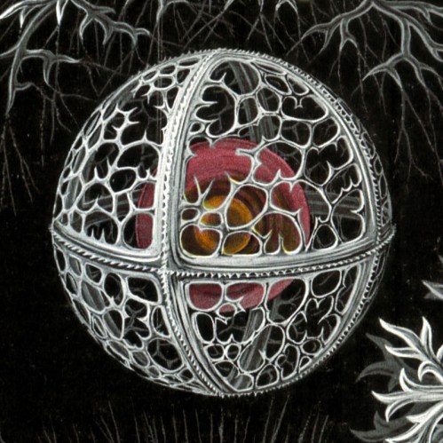 Stephoidea [detail] - from Ernst Haeckel's Kunstformen der Natur (1904)