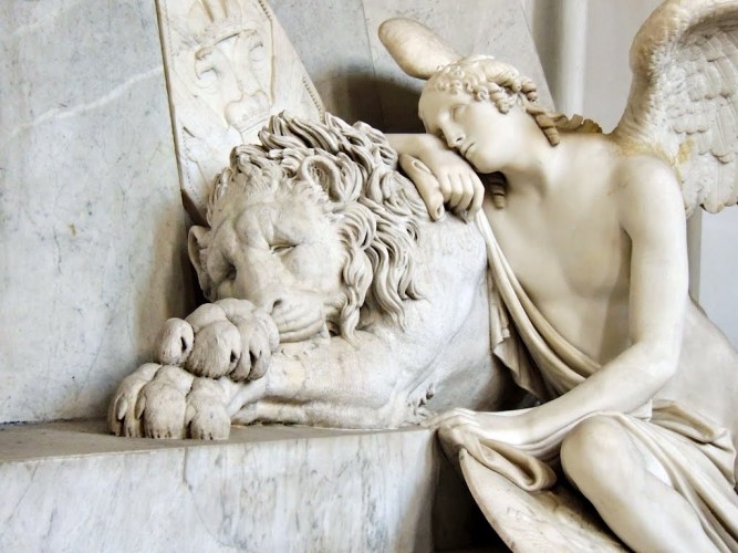 Antonio Canova - Cenotaph for Marie Christine of Austria [detail] (1805)