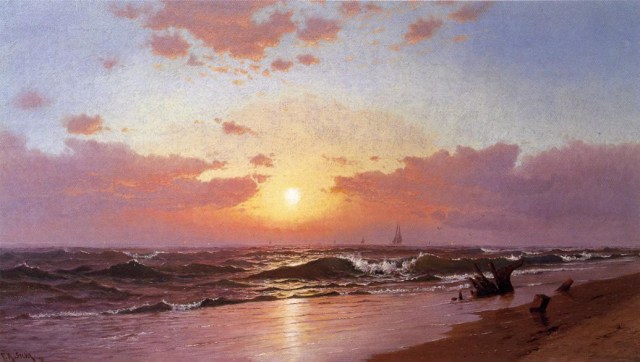 Francis A. Silva - Sunrise, Barnegat Beach, New Jersey (1875)