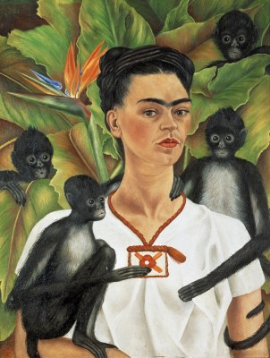 Frida Khalo - Self-Portrait with Monkeys (1943)