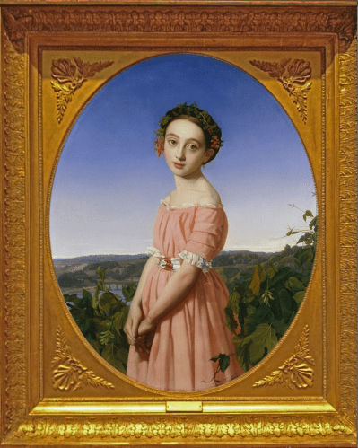 Henri Lehmann - Faustine Léo (1842)