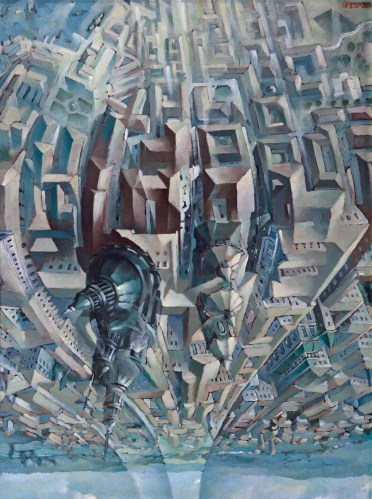 Tullio Crali - Upside Down Loop (Death Loop) (1938)