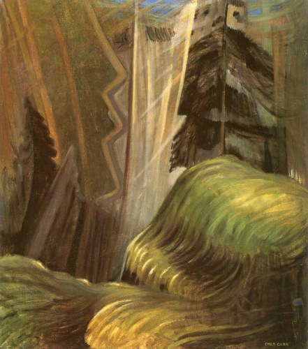 Emily Carr - Forest Interior in Shafts of Light (c. 1935-1937)