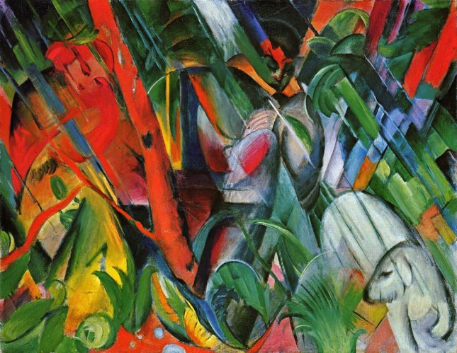 Franz Marc - In the Rain (1912)