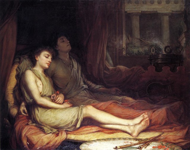John William Waterhouse - Sleep and His Half-Brother Death (1874)