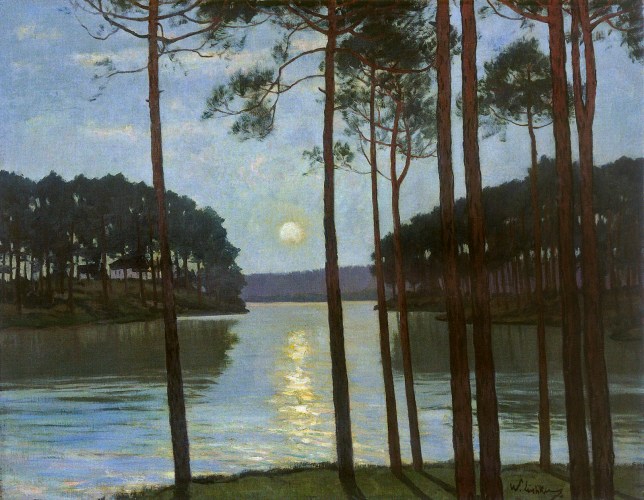 Walter Leistikow - Evening Mood at Schlachtensee (c. 1895)