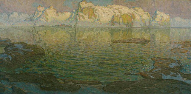 Anna Boberg - Silent Evening - Scene from Lofoten (1910-1914)