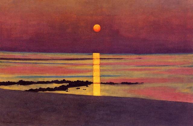 Félix Vallotton - Sunset (1913)