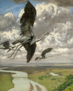 Hans Thoma - Wondrous birds (1892)