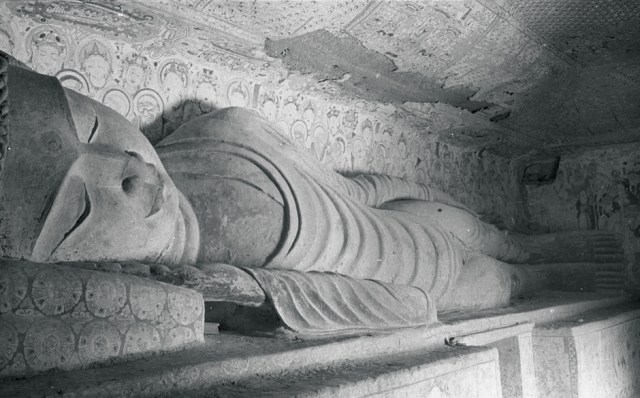 James Lo (1940s) -Parinirvana, Mogao Cave 158, Middle Tang dynasty (781–848)