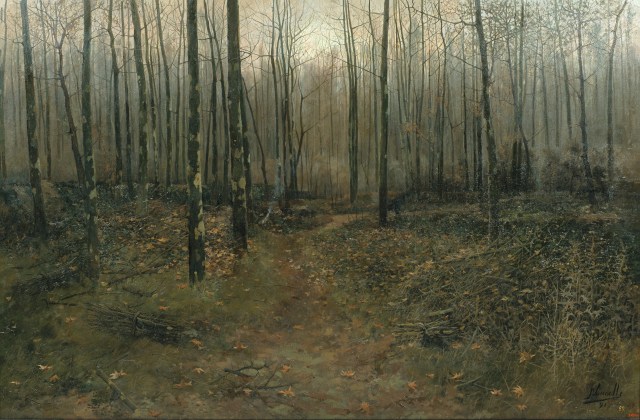 Joaquim Vancells - February Landscape (1891)