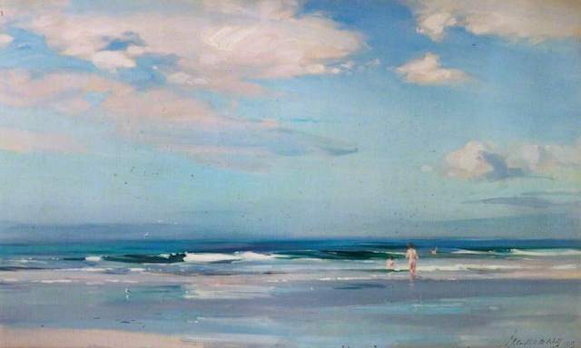 Mitchell, John Campbell, 1862-1922; The Sands at Machrichanish