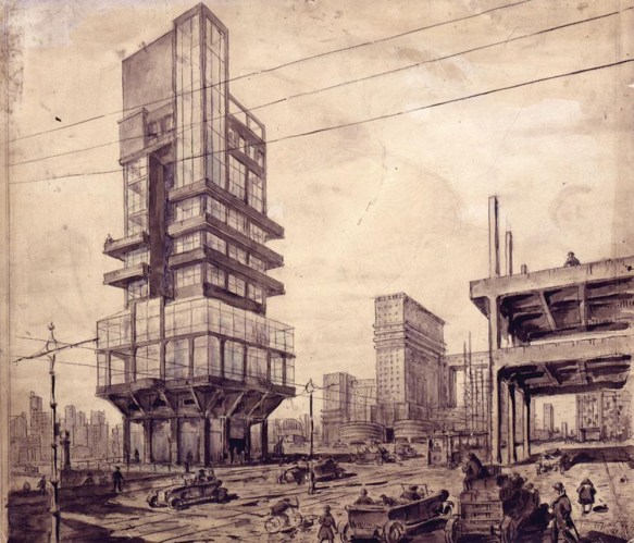 Lev Vladimirovich Rudnev - City of the Future (1927)