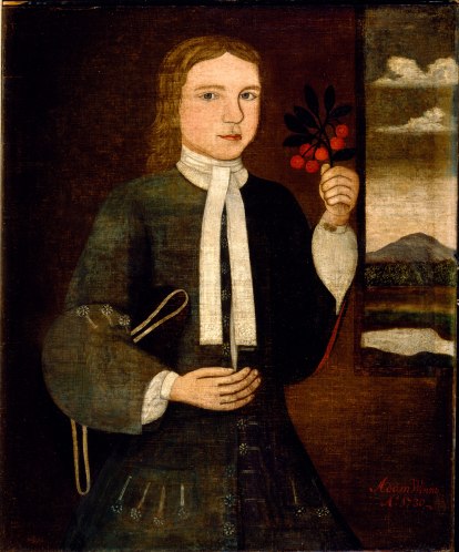 Peter Vanderlyn - Portrait of Adam Winne, (1730)