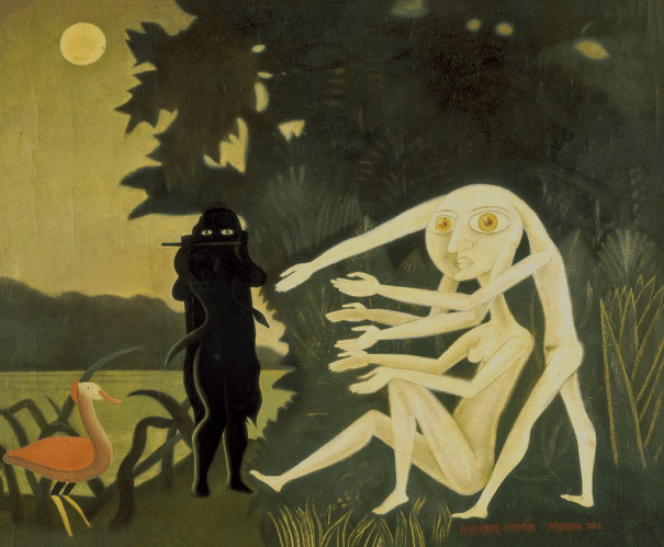 victor-brauner-la-rencontre-du-2-bis-rue-perrel-1946