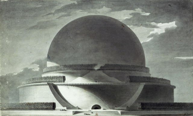 Etienne-Louis - Boullée Cénotaphe de Newton (1784)