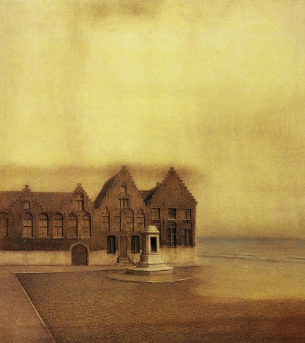 Fernand Khnopff - The Abandoned Town (1904)