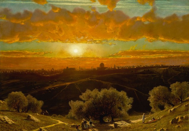 James Fairman - Jerusalem from the Mount of Olives (1875)