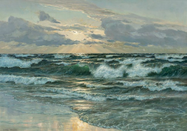 Lionel Walden - Sunrise on the Sea (c. 1900)