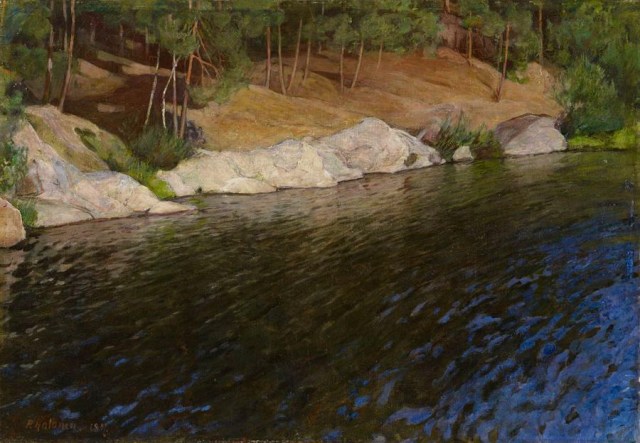 Pekka Halonen - Riverside (1897)
