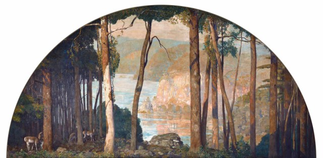 Daniel Garber - A Wooded Watershed (1926)