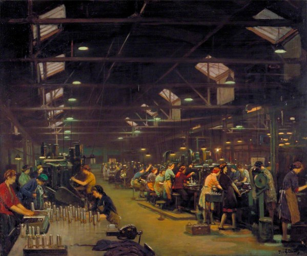 Elwell, Frederick William, 1870-1958; A Munitions Factory