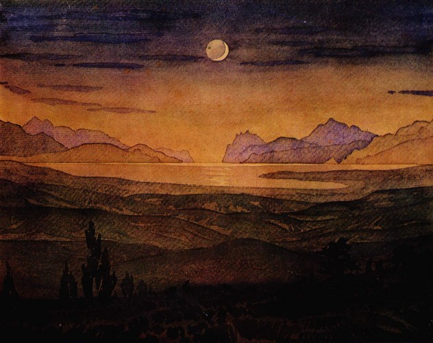 Maximilian Voloshin - Copper Tambourine of the Night (1925)