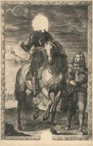 Pierre Lombart - Headless Horseman (1655)]