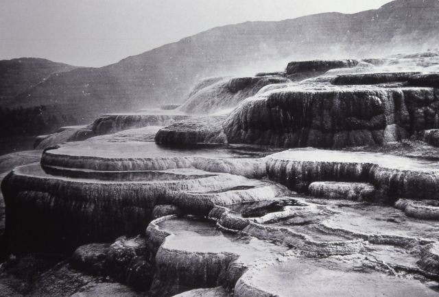 William Henry Jackson - Jupiter Terraces at Mammoth Hot Spring (1871)
