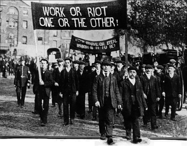 Work or Riot - London, 1908