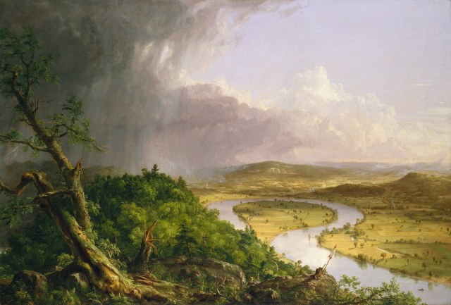 Thomas Cole - View from Mount Holyoke, Northampton, Massachusetts, after a Thunderstorm—The Oxbow (1836)