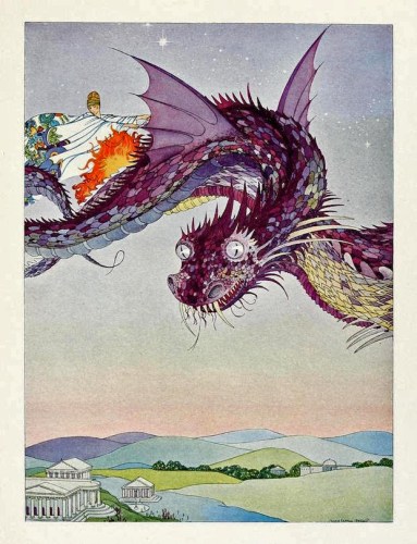 Virginia Frances Sterrett - Illustration for Tanglewood Tales (1921)