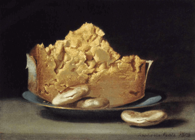 Raphaelle Peale - Cheese and Three Crackers (1813)