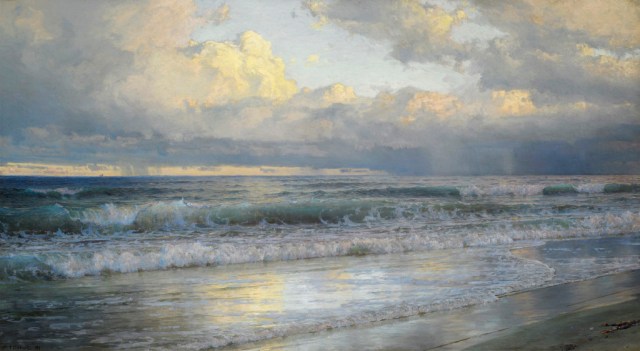 William Trost Richards - On the New Jersey Shore (1897)