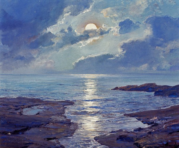 Frederick Judd Waugh - The Risen Moon (1926)