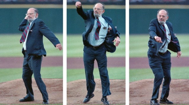 Allen Ginsberg - First Pitch at SF Giants Game (1994)