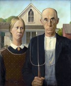 Grant Wood - American Gothic (1930)