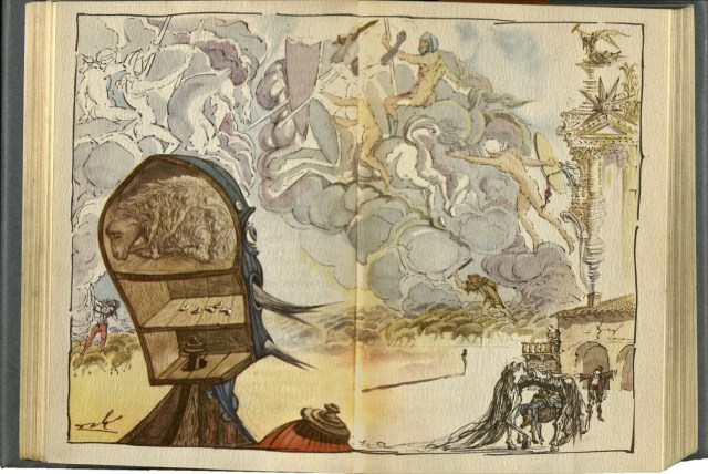 Salvador Dalí - Illustration for Don Quixote (1946)