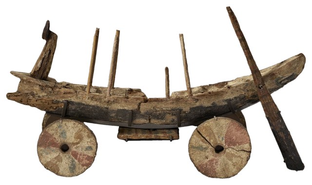 Gurob Ship-Cart Model (Egypt, New Kingdom, c 1250-1150 BC)