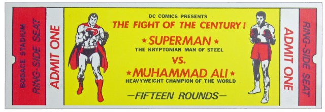 Superman vs Muhammad Ali Promotional Ticket (1978)