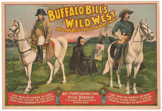 Buffalo Bill's Wild West and Congress of Rough Riders of the World - Courier Litho. Co., Buffalo, N.Y. (c 1896) small