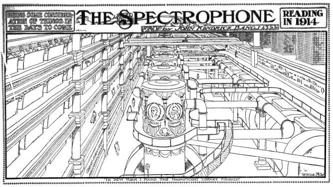 Winsor McCay - The Spectrophone - Reading in 1914 (Los Angeles Herald, Feb 26, 1906)